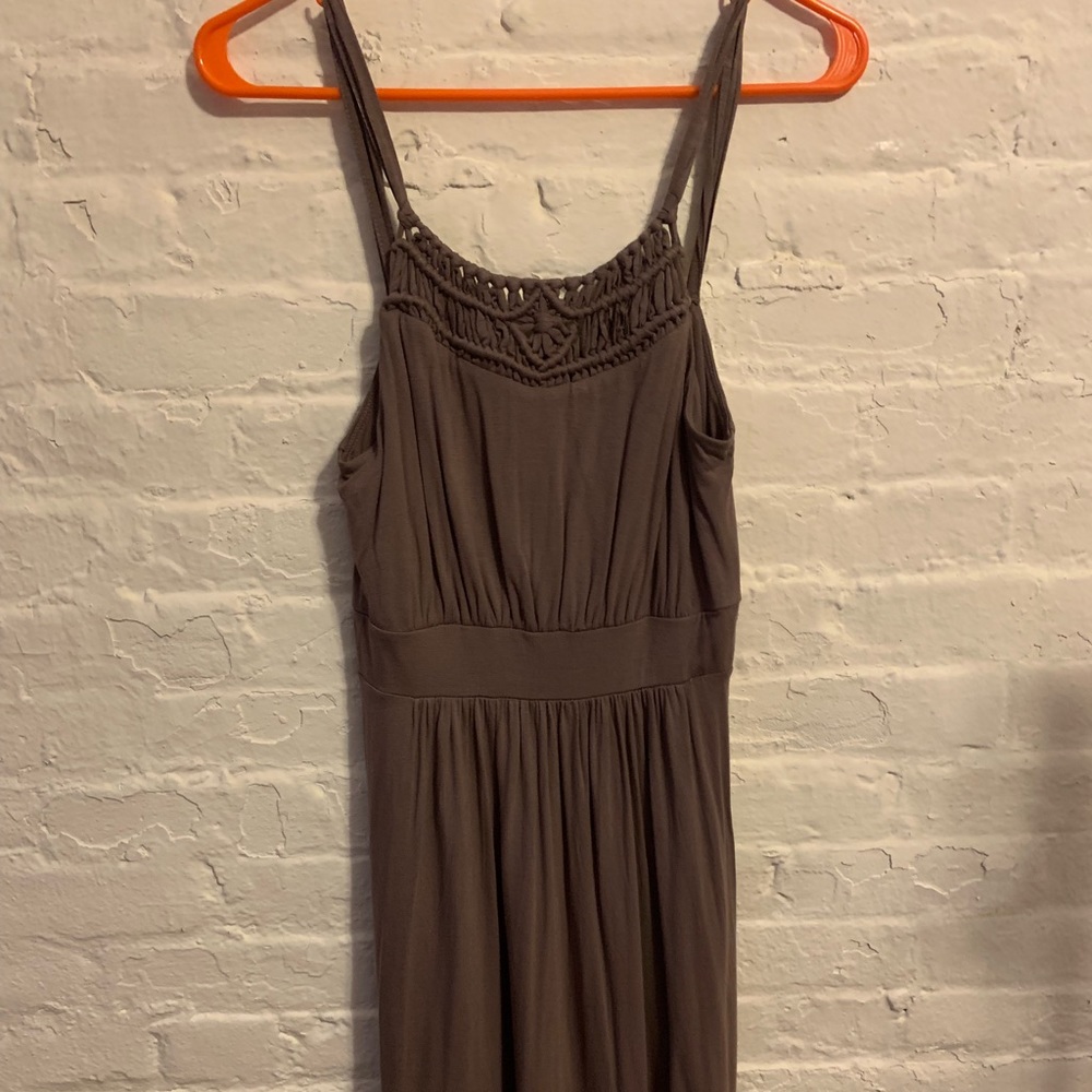 LOFT Thin Strap Brown Dress-NWT